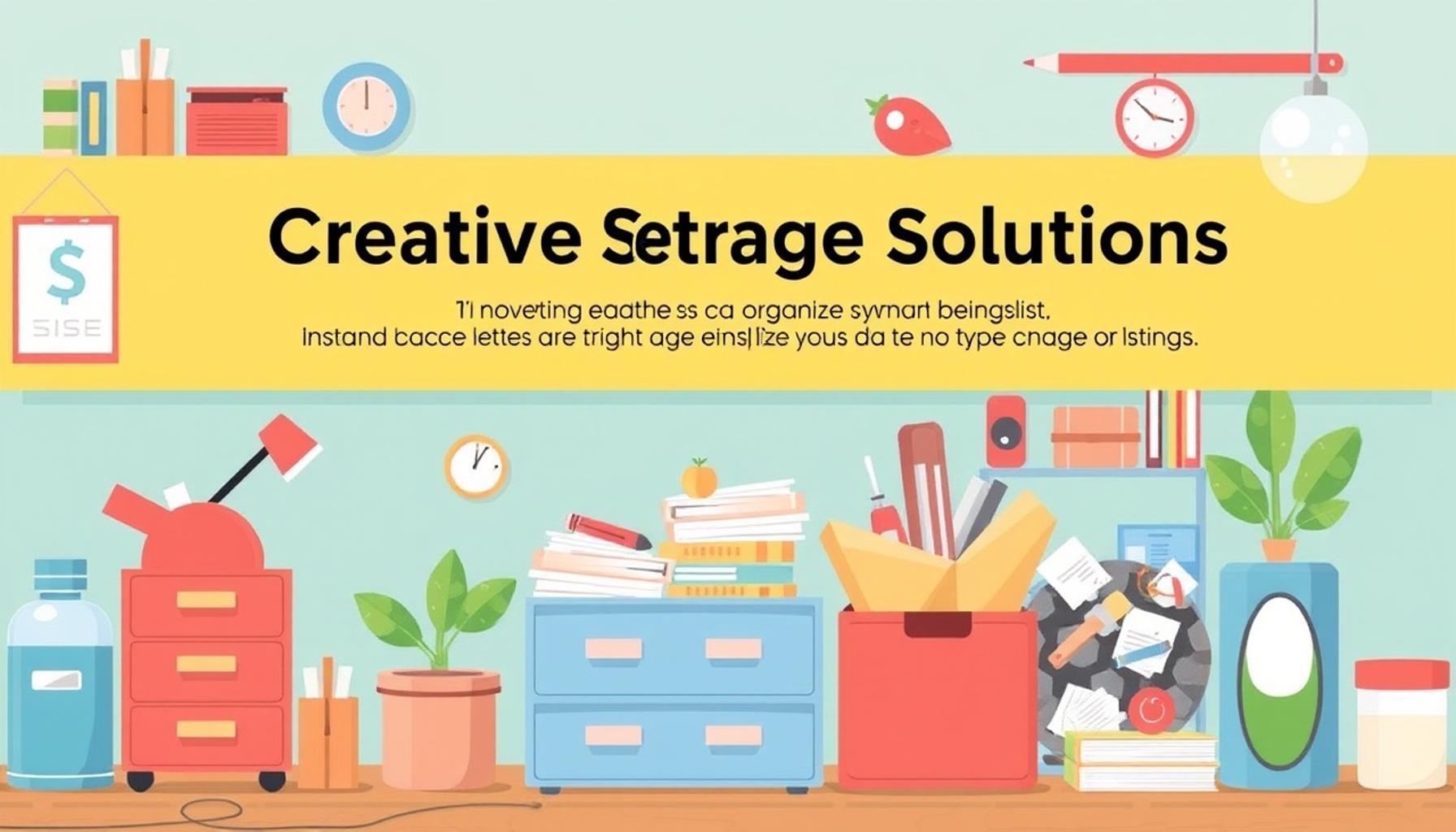 Creative Storage Solutions: Innovative Ways to Organize Your Belongings in a Minimalist Lifestyle